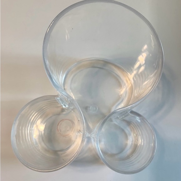 Clear Acrylic 3 Compartment Multipurpose Cosmetic Countertop Organizer, [Clear] - Picture 5 of 6